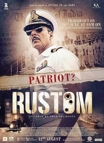 3 นัดปลิดชีพ พลิกคดีสะท้านเมือง (Rustom) 2016