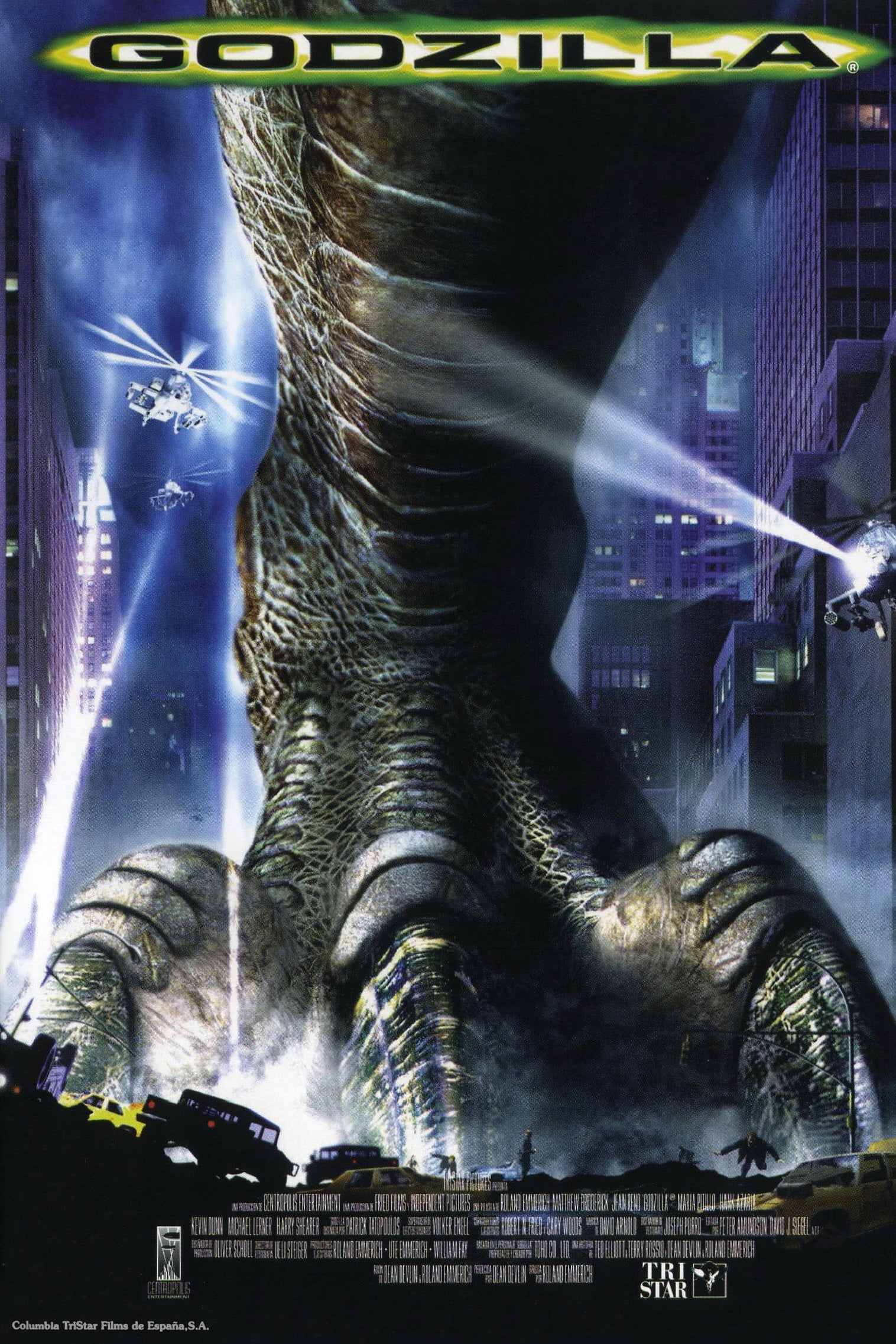 อสูรพันธุ์นิวเคลียร์ล้างโลก (Godzilla) 1998