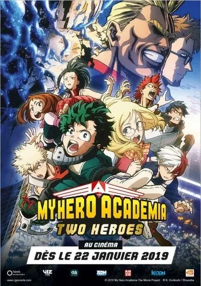 กำเนิดใหม่ 2 วีรบุรุษ (My Hero Academia Two Heroes) 2018